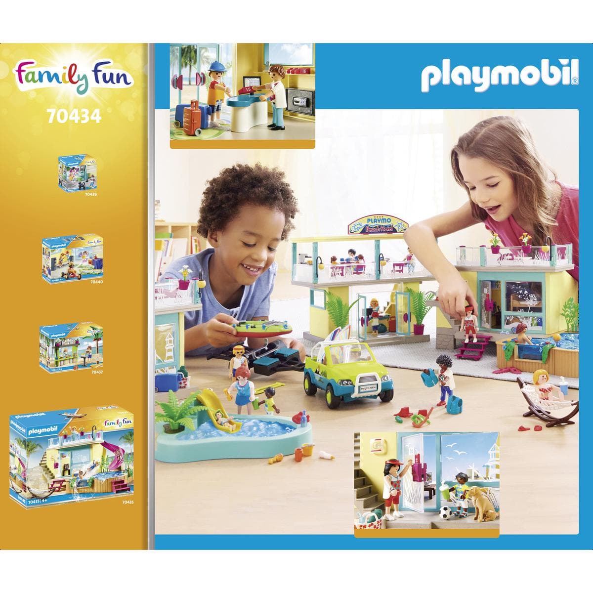 Playmobil Club Enfants – 4 Personnages, Activités D’été (karting, Musique, Marelle) – Dès 4 Ans
