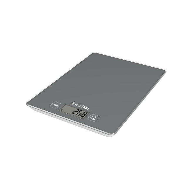 3094570145244 - Terraillon - Balance de cuisine électronique First Grey