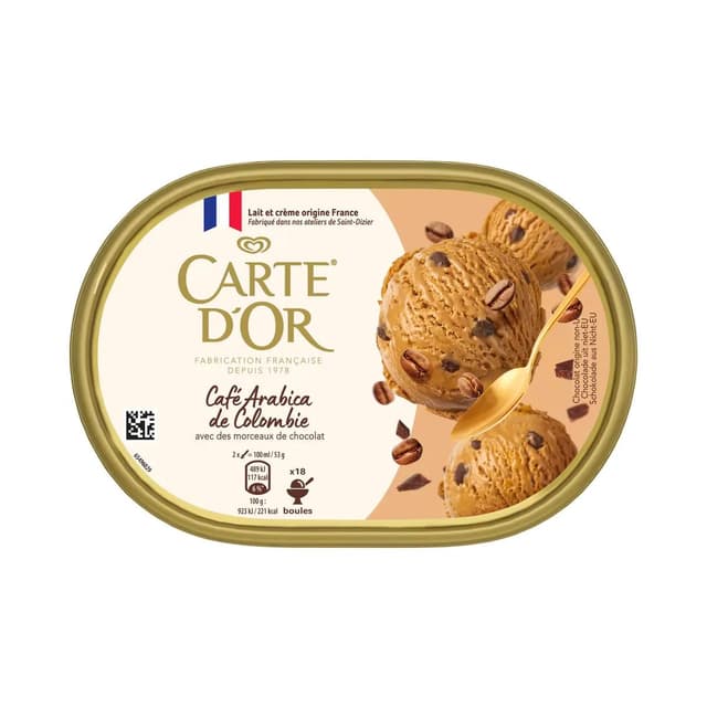 8721274825244 - Carte d'Or - Crème glacée café avec morceaux de chocolat au café