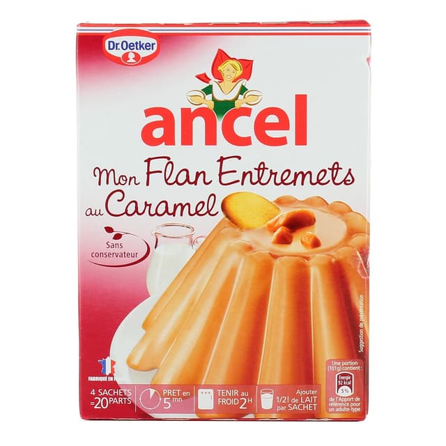 3027030047444 - Ancel - Flan entremets au caramel