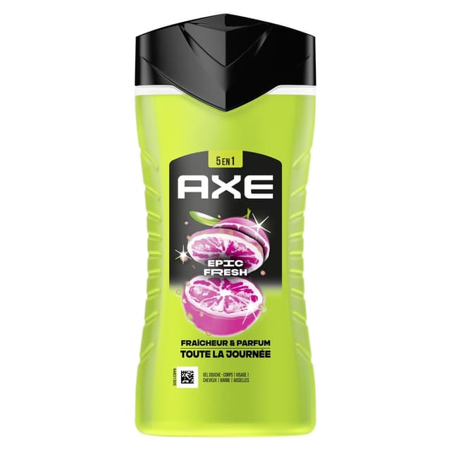 8720181607844 - Axe - Gel douche Homme Corps Fraîcheur et Parfum 24h Epic Fresh 5-en-1 Agrumes