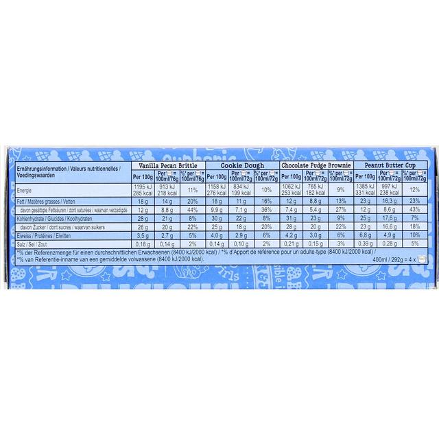 8711327318144 - Ben&Jerry's - Crème glacée Mix Fan-Favourites Cool-lection 4x100ml