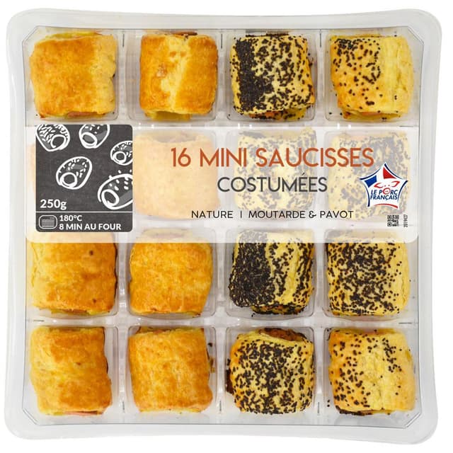 3700009259344 - Mix Buffet - Mini Feuilletés Saucisses
