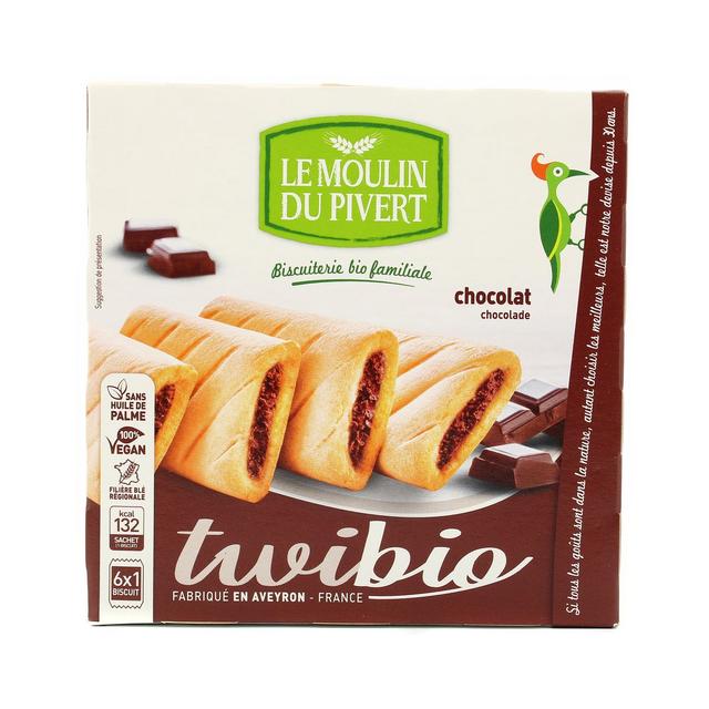 3268350120145 - Le Moulin du Pivert - Biscuits Twibio fourrés au chocolat Bio