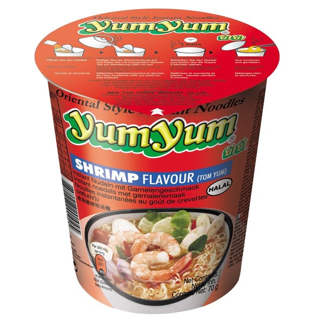 8852018201045 - Yum Yum - Nouilles Instantanées Saveur Crevette en cup