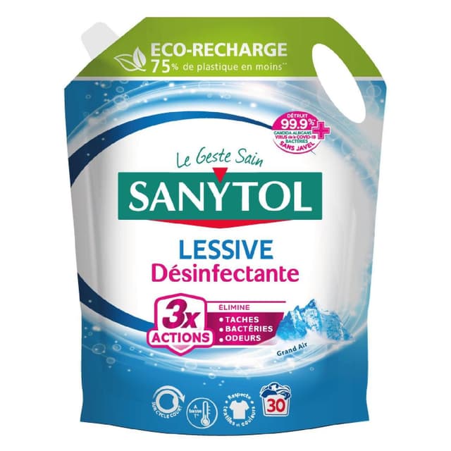 3045206381345 - Sanytol - Lessive liquide désinfectante grand air