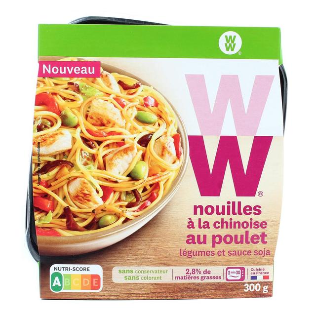 3248830001645 - WW - Nouilles à la Chinoise au Poulet, Légumes et Sauce Soja