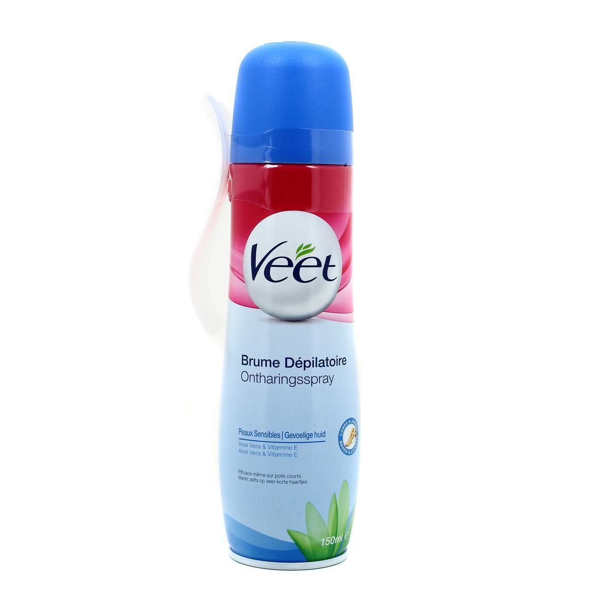 3059944021845 - Veet - Brume Dépilatoire peaux sensibles à l'aloé vera