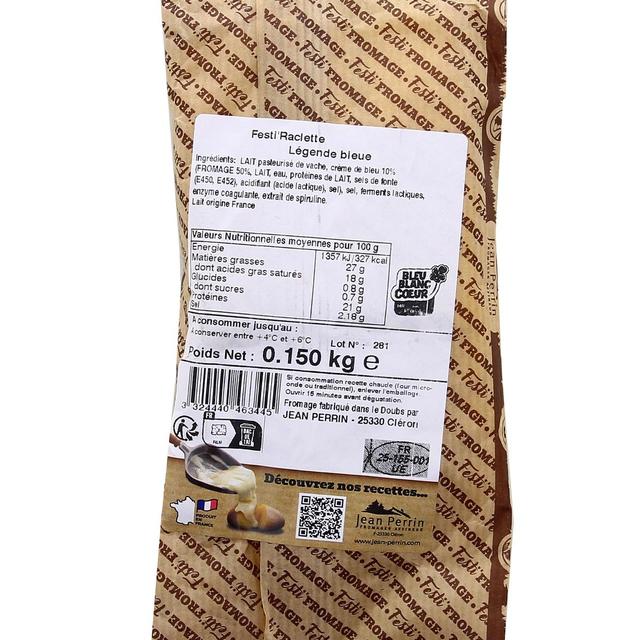 3324440463445 - Jean Perrin - Raclette Légende Bleu