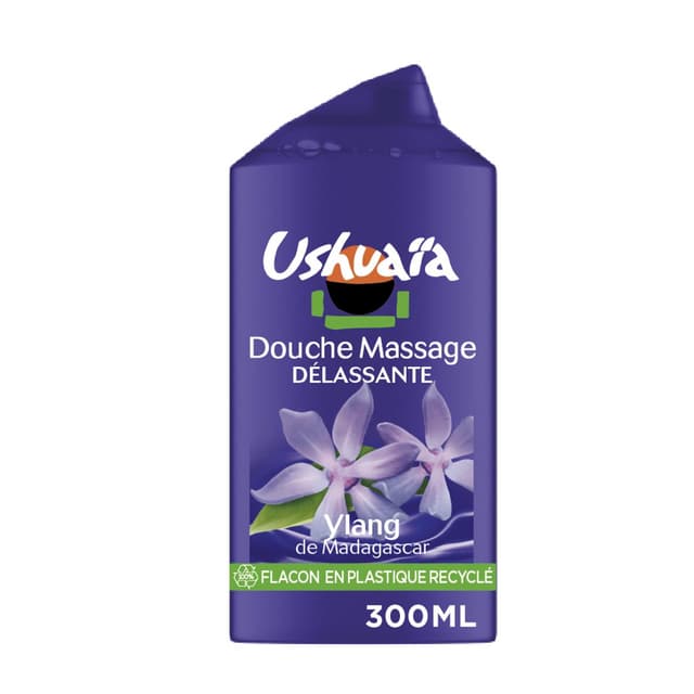 3600551053745 - Ushuaïa - Gel Douche Massage Délassante Huile Essentielle d'Ylang des Comores