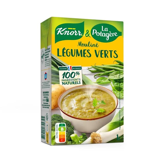 8714100744345 - Knorr & La Potagère - Soupe Mouliné de Légumes verts