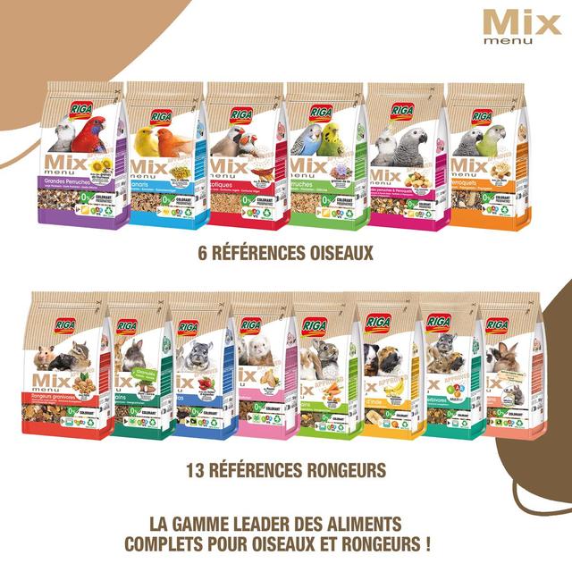 3166780065145 - Riga - Menu Mix pour Rongeurs Granivores