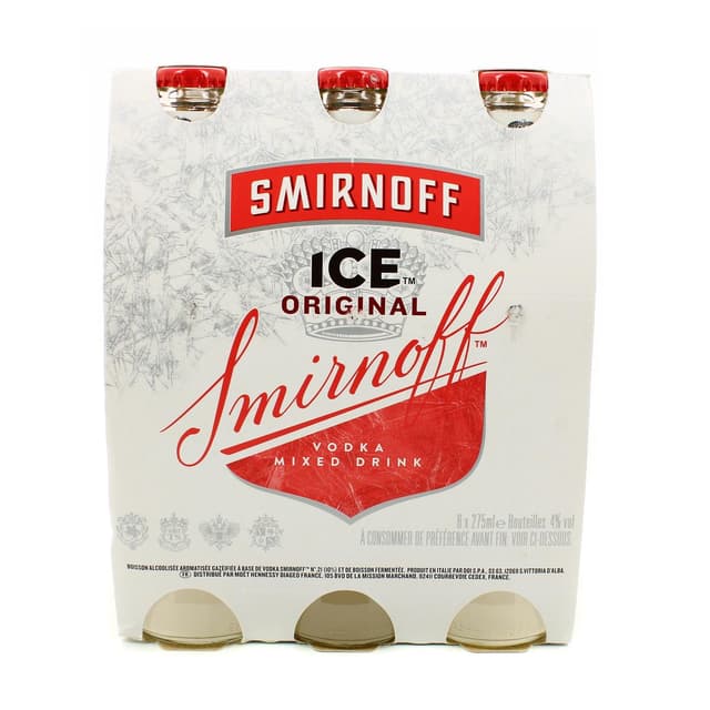 5410316947145 - Smirnoff Ice - Boisson alcoolisée aromatisée à base de vodka 12.5°