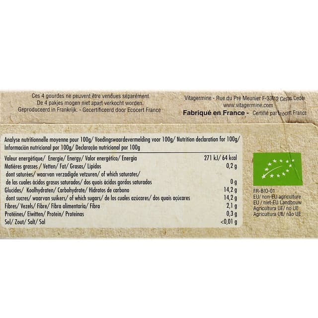 3288132600146 - Vitabio - Cool Fruits - Pomme, Fraise, Myrtille, Acerola Bio - Purée de Fruits