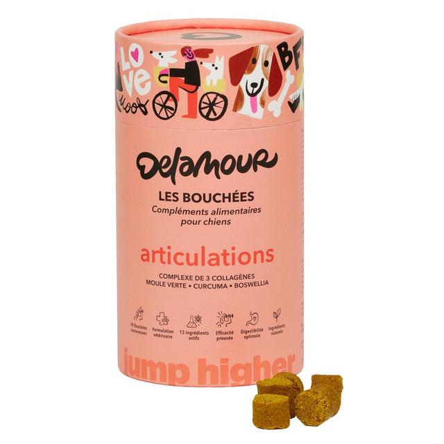 3760407550146 - Delamour - Compléments alimentaires 90 Bouchées Articulation - pour chien
