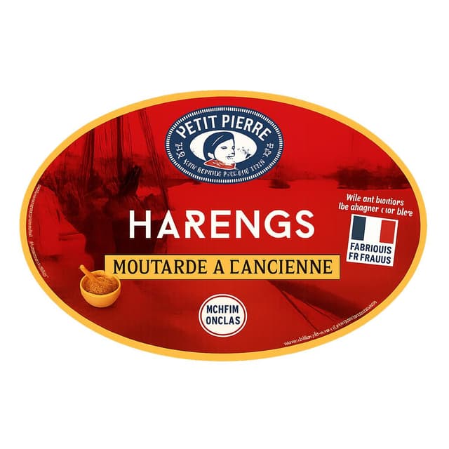 3700260700746 - Petit Pierre - Harengs à la moutarde à l'ancienne