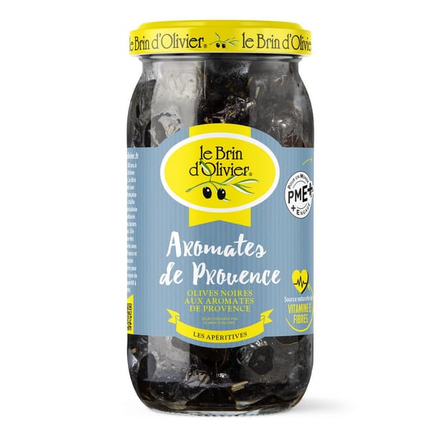 3262880102046 - Le Brin d'Olivier - Olives noires aux aromates de Provence