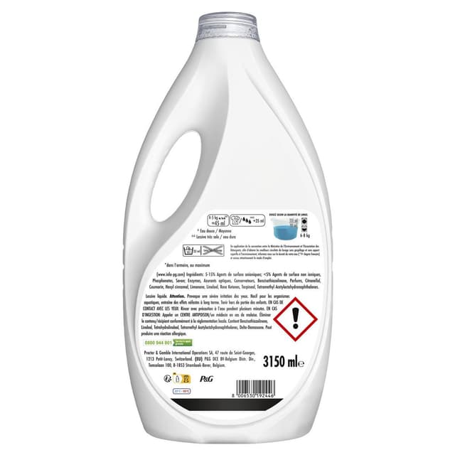 8006530192446 - Dash - Lessive Liquide Ambre & Orchidée