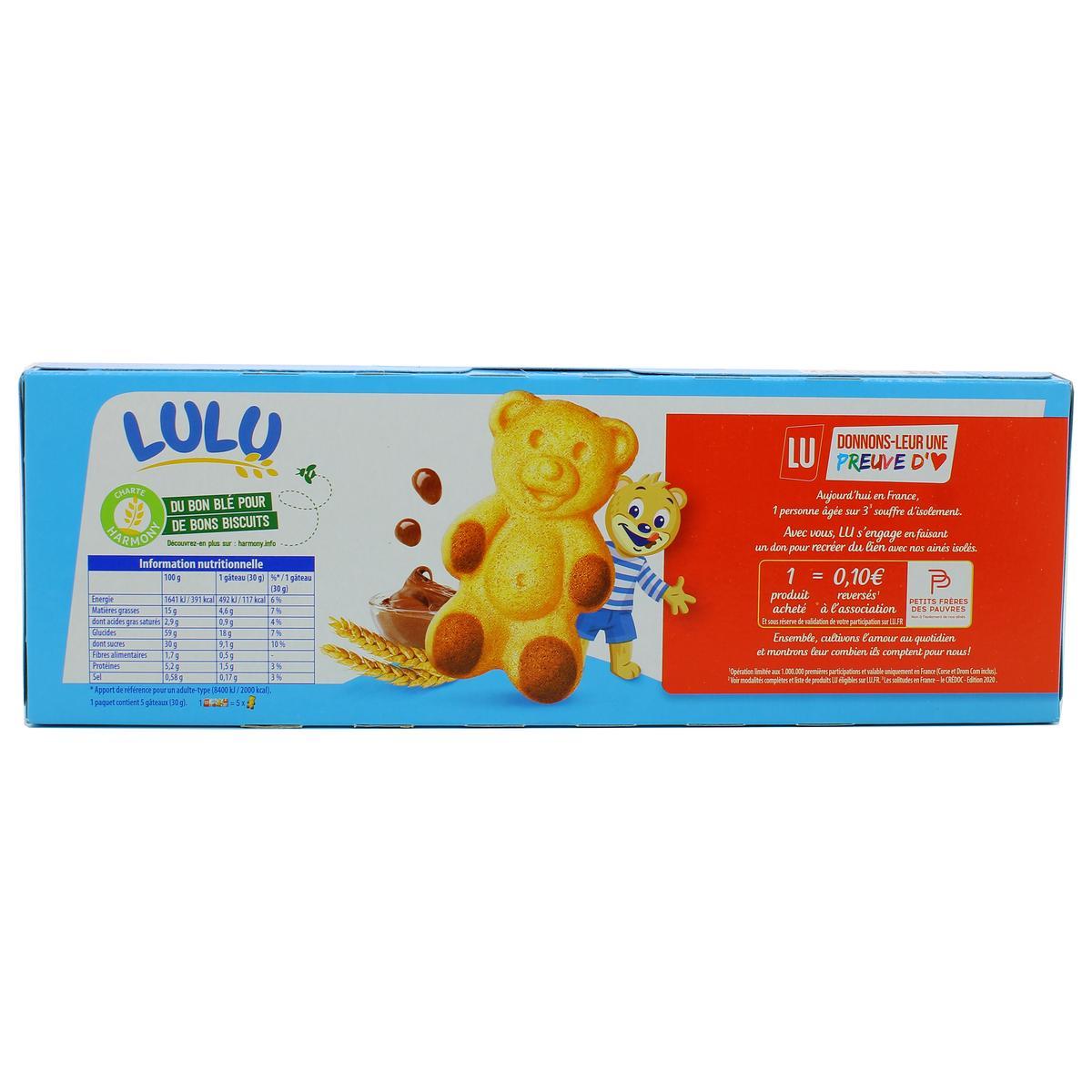 3048282322646 - Lu - Oursons Lulu au chocolat
