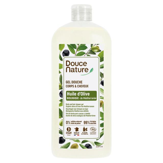 3380380102646 - Douce Nature - Gel Douche Huile d'Olive Cosmébio Corps et cheveux