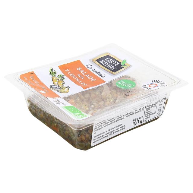3760018883046 - Carte Nature - Salade aux 2 Lentilles, Bio