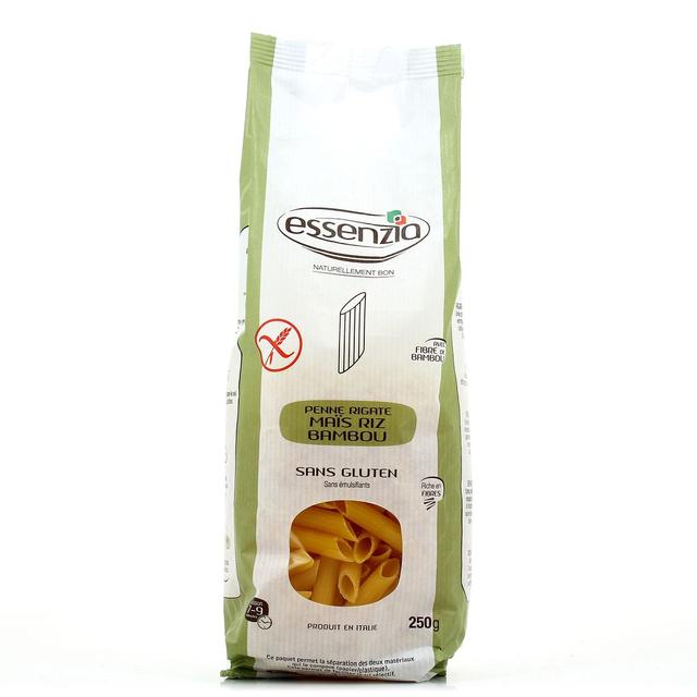3760014293146 - Essenzia - Penne rigate maïs riz bambou sans gluten