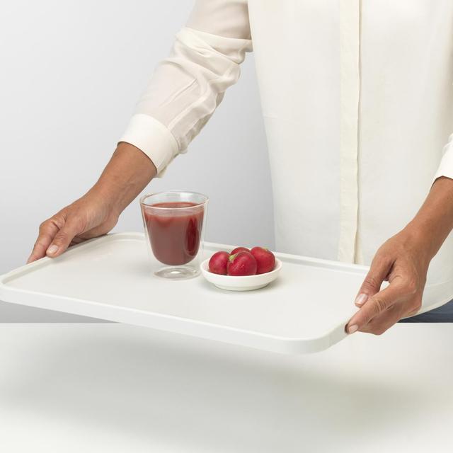 8710755123146 - Brabantia - Planche à découper plus plateau - Light Grey