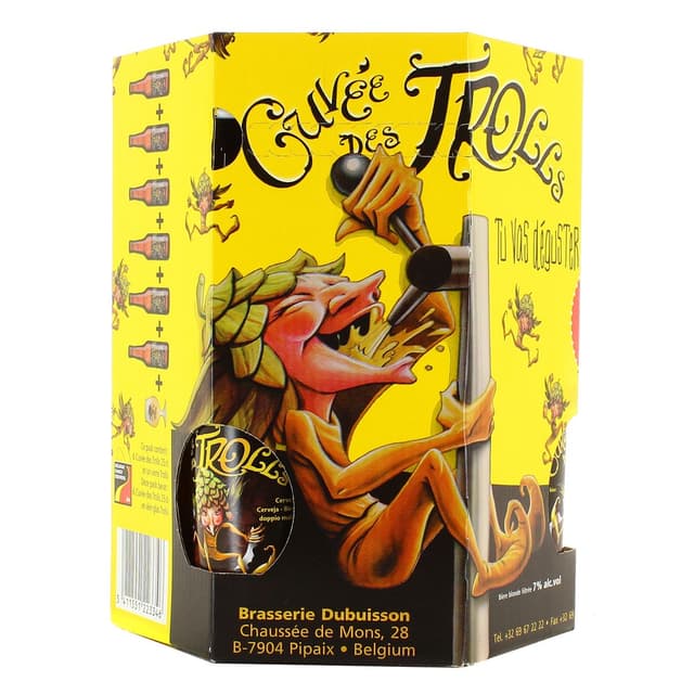 5411551223346 - Cuvée des Trolls - Coffret bières blonde 7° 