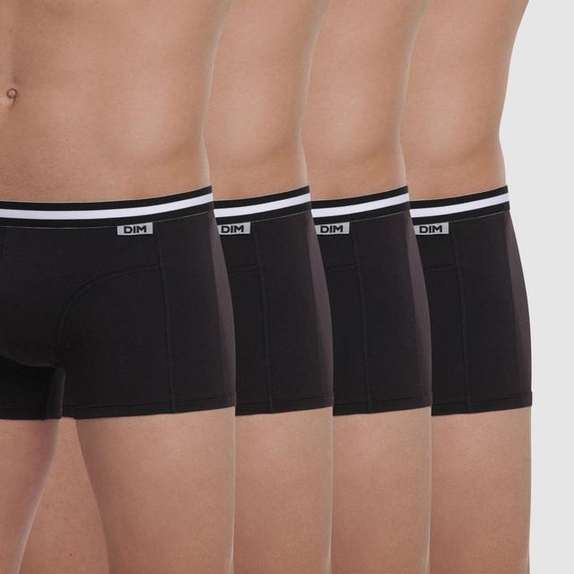 3610860655646 - Dim - Lot de 4 boxers Noirs Ecodim