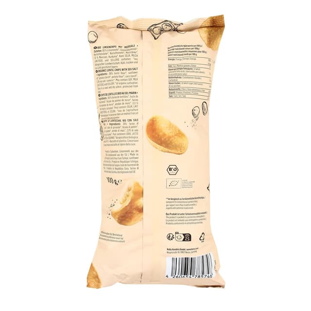 4260654785746 - Koro - Chips de lentilles au sel marin bio