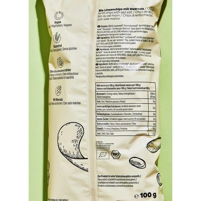 4260654785746 - Koro - Chips de lentilles au sel marin bio