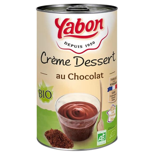 3770000535846 - Yabon - Crème dessert au chocolat bio