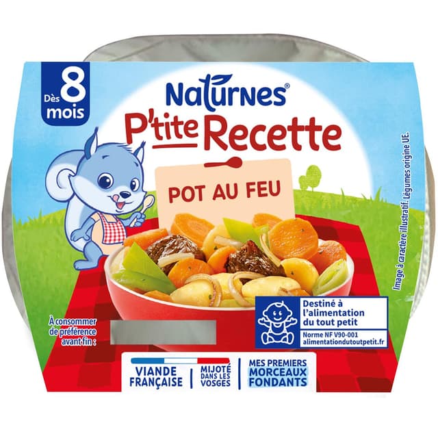 7613035856646 - Naturnes® - P'tite Recette - Pot au Feu Bol Bébé Dès 8 mois
