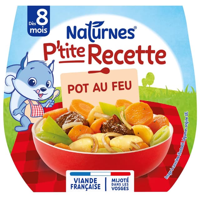 7613035856646 - Naturnes® - P'tite Recette - Pot au Feu Bol Bébé Dès 8 mois