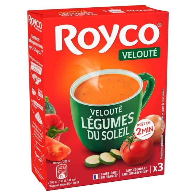 3036815436946 - Royco - Velouté Légumes du Soleil - 3 sachets instantanée