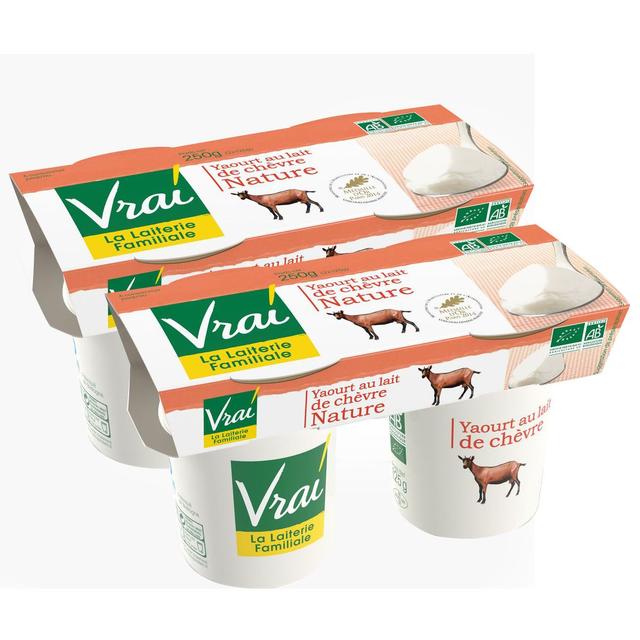 2050000307546 - Vrai - Yaourt de chevre nature, Bio