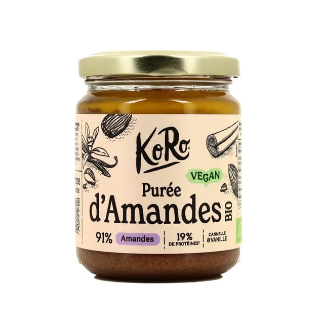 4255582817546 - Koro - Purée d'amandes cannelle-vanille bio