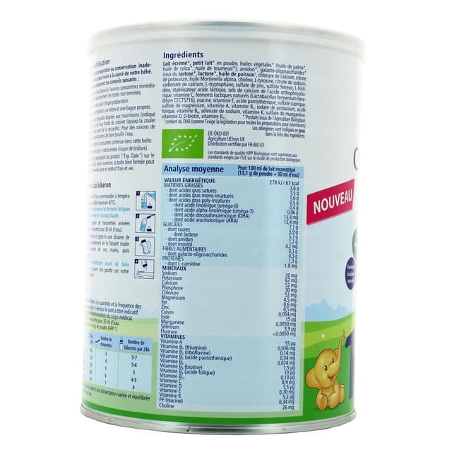 4062300367746 - Hipp - Lait bébé en poudre Combiotic Bio épaissi 1er âge, 0-6 mois