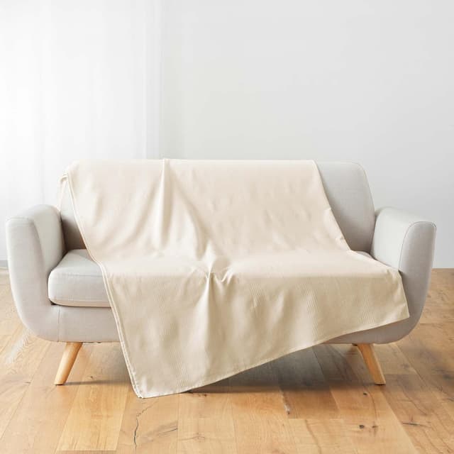 3574386118446 - Douceur D Interieur - Plaid Lucile naturel