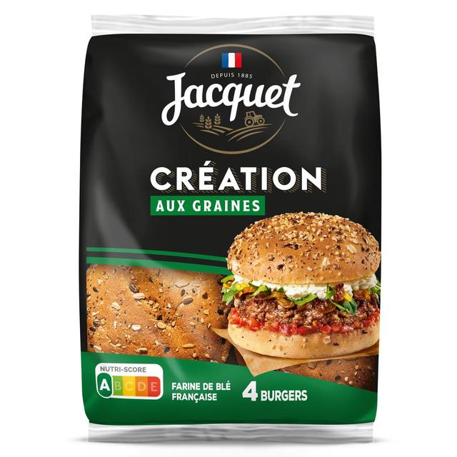 3029330070047 - Jacquet - Pain Burger Création Graines