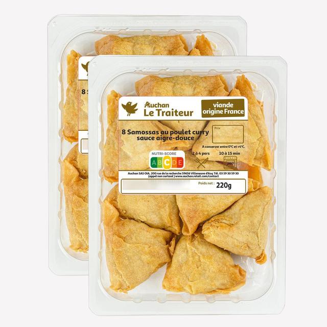 2050000410147 - Auchan Le Traiteur - Samossa au Poulet et Curry