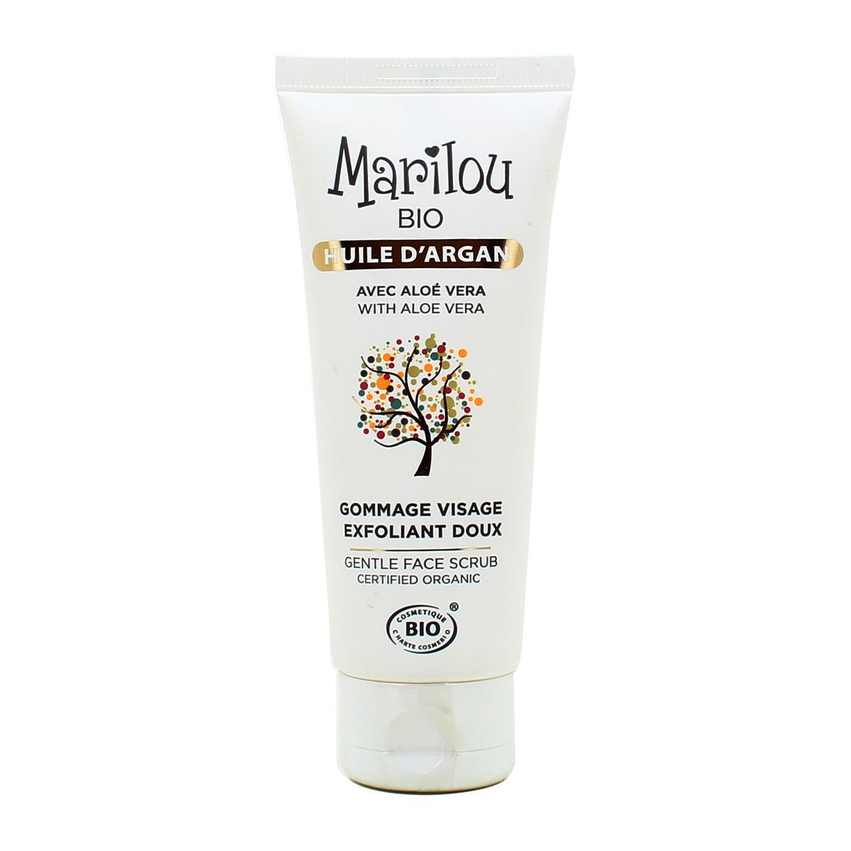 3760143830847 - Marilou Bio - Gommage Visage à l'huile d'Argan Cosmébio