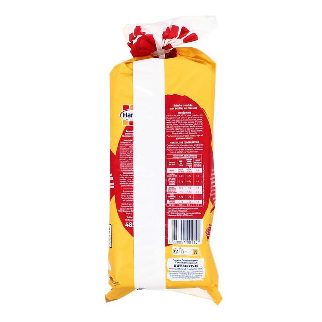 3228857001347 - Harrys - Brioche Tranchée Pépites de Chocolat Sans Additifs