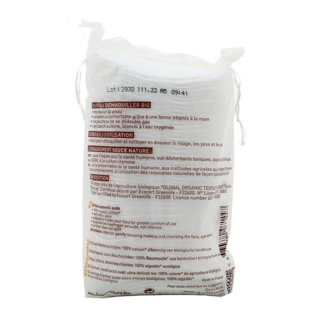 3380380071447 - Douce Nature - Ovales à démaquiller  bio