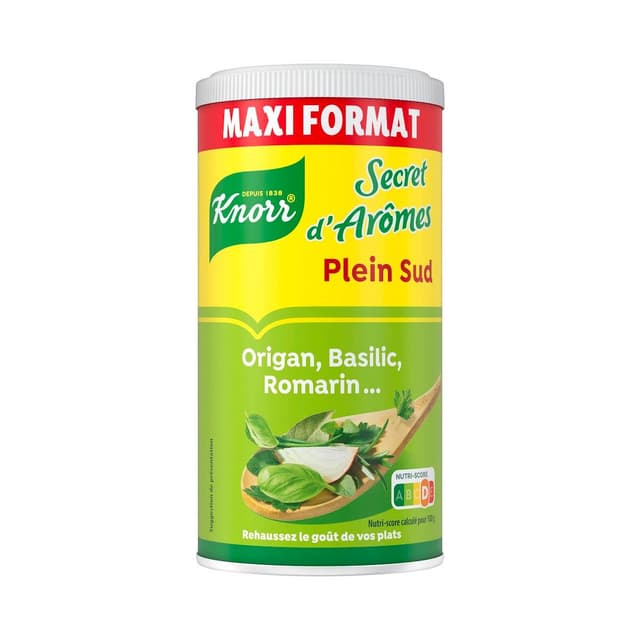 8712100423147 - Knorr - Secret d'arômes Plein Sud - Assaisonnement origan basilic romarin