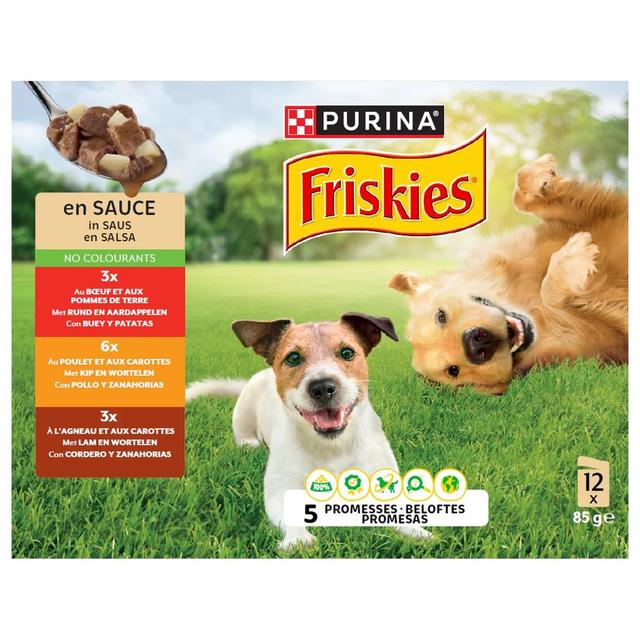 8445290753847 - Purina - Friskies - Sachets en Sauce Viande et Légumes pour chien adulte