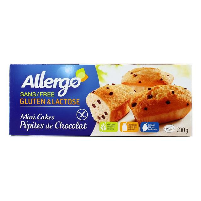 2050000362132 - Allergo - Mini cakes pépites de chocolat sans gluten et sans lactose