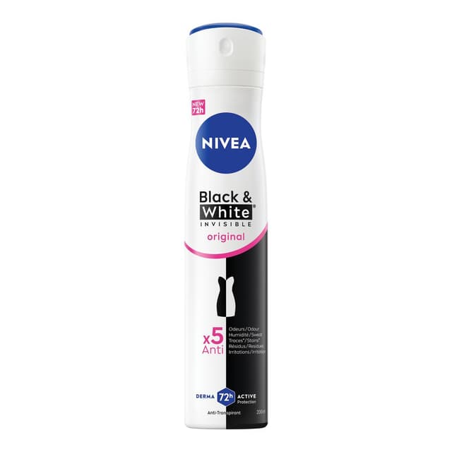 4005900034847 - Nivea - Déodorant spray 48h Invisible for black & white