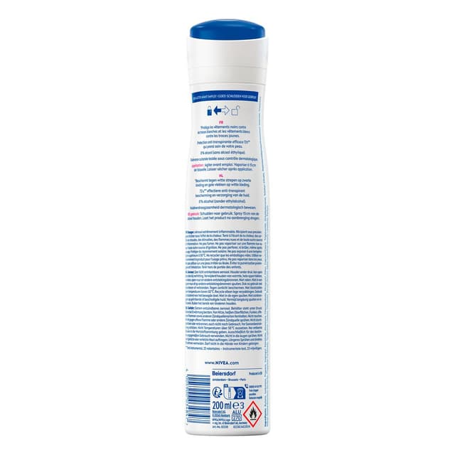 4005900034847 - Nivea - Déodorant spray 48h Invisible for black & white