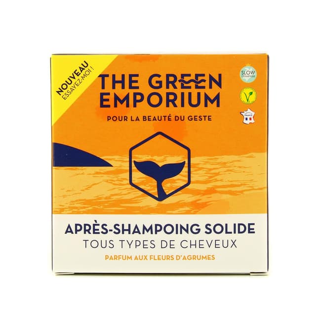 3760201135747 - The Green Emporium - Après-shampoing solide pour tous types de cheveux